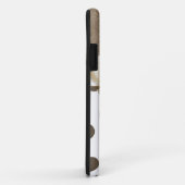 ヴィンテージの大きいブラウンの水玉模様 Case-Mate iPhoneケース (裏面/右)