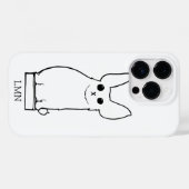 ヴィンテージの大きな耳の生き物モノグラム Case-Mate iPhoneケース (裏面 (横))