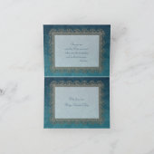 ヴィンテージの天使およびバレンタインのハート シーズンカード (内部)