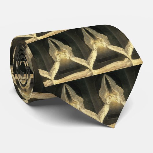 ヴィンテージの天使がイエス・キリストの上を舞う ネクタイ (ロール)