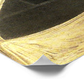 ヴィンテージの天使がイエス・キリストの上を舞う ポスター (角)