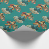 ヴィンテージの天使のギフトの包装紙 ラッピングペーパー (角)