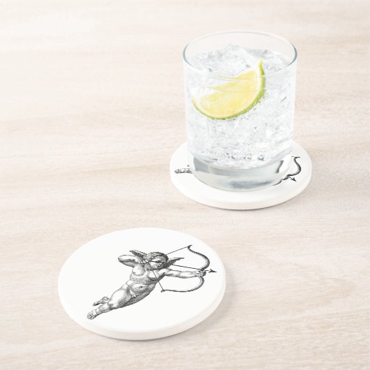 ヴィンテージの天使のチャーバッド愛のキューピッド コースター (側面)