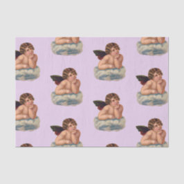 ヴィンテージの天使のティッシュペーパー 薄葉紙