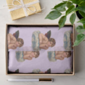 ヴィンテージの天使のティッシュペーパー 薄葉紙 (ギフト)