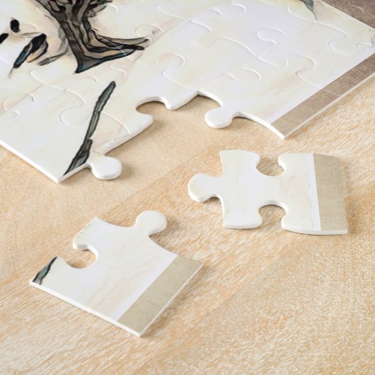 ヴィンテージの天使の天使 ジグソーパズル (側面)