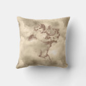 ヴィンテージの天使 クッション (裏面)