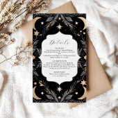 ヴィンテージの天月の星結婚星 エンクロージャーカード