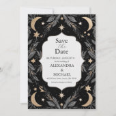 ヴィンテージの天月の星結婚星 セーブザデート (正面)