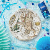 ヴィンテージの天球図の星座 ペーパープレート (パーティー)