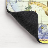 ヴィンテージの天球図の星座 マウスパッド (コーナー)