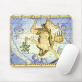 ヴィンテージの天球図の星座 マウスパッド (マウス)