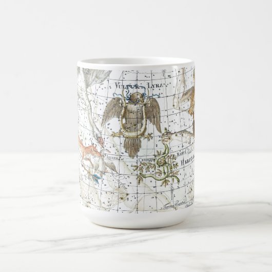 ヴィンテージの天球図の星座 モーフィングマグカップ (中央)