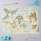 ヴィンテージの天球図の星座 薄葉紙 (クラフト)