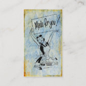 ヴィンテージの女が君のために作った 名刺 (裏面)