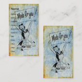 ヴィンテージの女が君のために作った 名刺 (正面/裏面)