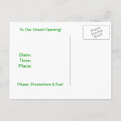 ヴィンテージの女の子およびスコットランドテリアの郵便はがき インビテーションポストカード (裏面)