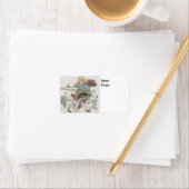 ヴィンテージの女の子とチックス価格ステッカー ラベル (インサイチュ)