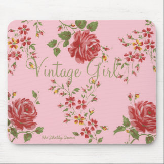 ヴィンテージの女の子のマウスパッド マウスパッド