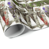 ヴィンテージの女の子-おもしろい、男女同権主義の芸術 ラッピングペーパー (ロールコーナー)