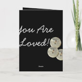 ヴィンテージの女の子、愛されている カード (裏面)