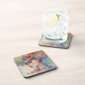 ヴィンテージの女は美しい コースター (右側)