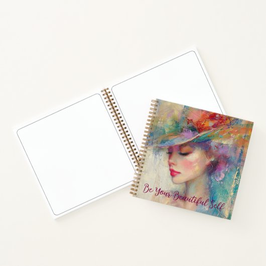 ヴィンテージの女は美しい ノートブック (内部)