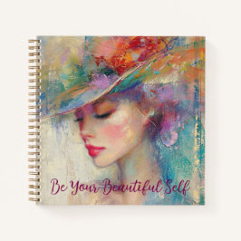 ヴィンテージの女は美しい ノートブック