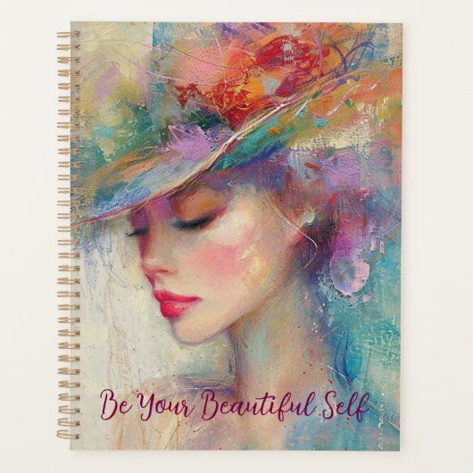 ヴィンテージの女は美しい プランナー手帳 (正面)