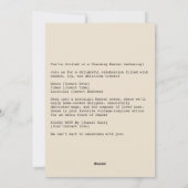 ヴィンテージの女性がイースターエッグを準備 シーズンカード (裏面)