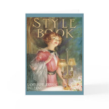 ヴィンテージの女性によってはジャーナル挨拶状が家へ帰ります