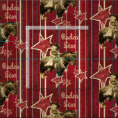 ヴィンテージの女性のカーボーイのロデオの星の西部の生地 ファブリック (タイル)