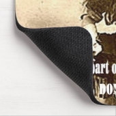 ヴィンテージの女性のカーボーイの"私はお尻"のマウスパッド蹴ります マウスパッド (コーナー)