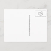 ヴィンテージの女性のカーボーイPOSTCARD/INVITATION インビテーションポストカード (裏面)