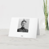 ヴィンテージの女性のグループは感謝していしています サンキューカード (裏面)