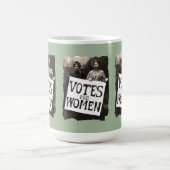 ヴィンテージの女性の投票マグ コーヒーマグカップ (中央)