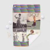 ヴィンテージの女性 ゴルフタオル (インサイチュ)