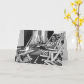 ヴィンテージの女性 - メアリーおば カード (黄色い花)