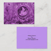 ヴィンテージの女性atcのaceo 名刺 (正面/裏面)