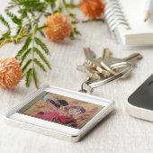 ヴィンテージの女性Keychain キーホルダー (側面)