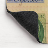 ヴィンテージの女王の王室のな切手のマウスパッド マウスパッド (コーナー)