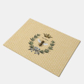 ヴィンテージの女王バチの種類 ドアマット (アングル)