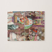 ヴィンテージの女王ワンダーランドのハート ジグソーパズル (横)