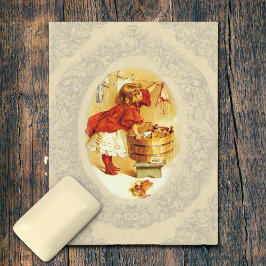 ヴィンテージの女 ポストカード