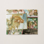 ヴィンテージの妖精および人魚 ジグソーパズル (横)