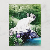 ヴィンテージの妖精のポストカード ポストカード (正面)