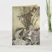 ヴィンテージの妖精の国の踊ること カード (正面)