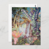 ヴィンテージの妖精の女王のポストカード ポストカード (正面/裏面)