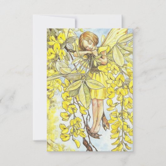 ヴィンテージの妖精の子供の木のすべての行事カード (正面)