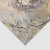 ヴィンテージの妖精の芸術と花の冠とデイジー 薄葉紙 (詳細)